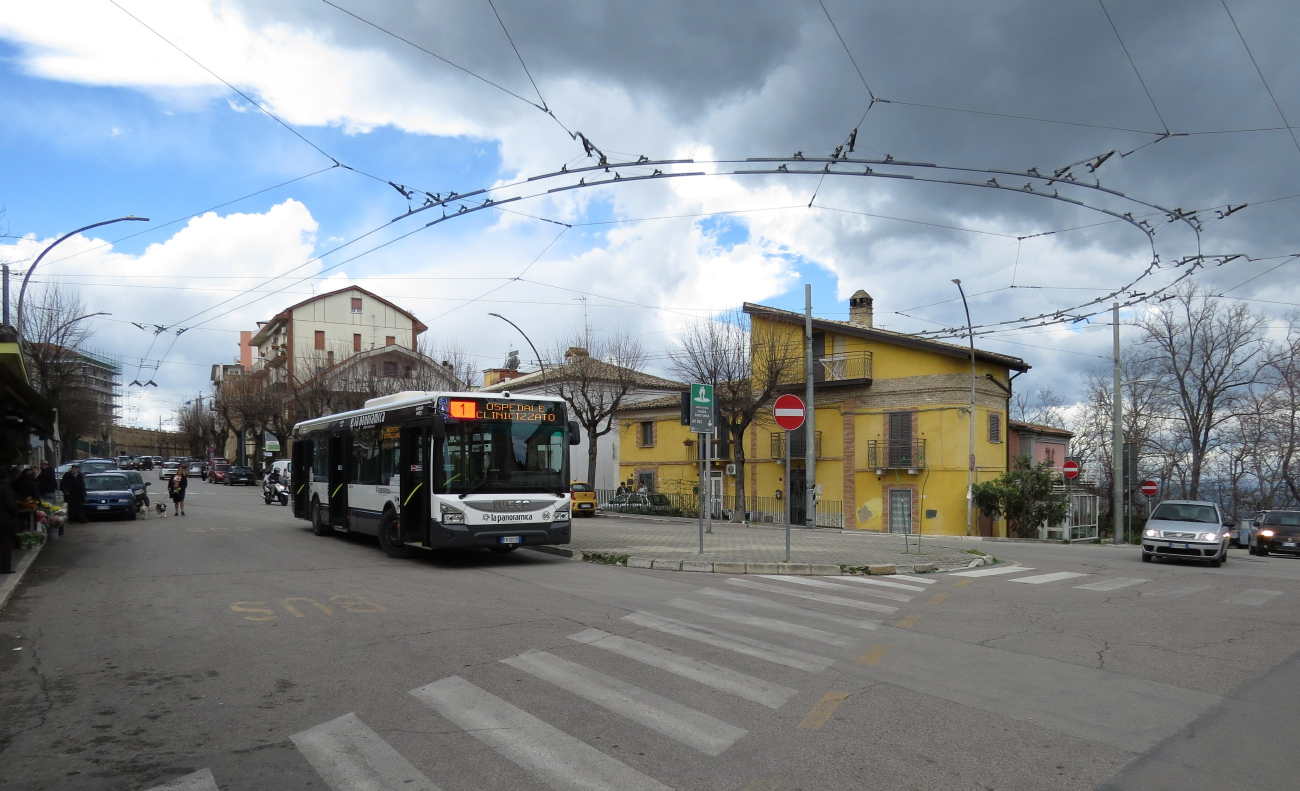 Кьети — Троллейбусные линии и инфраструктура