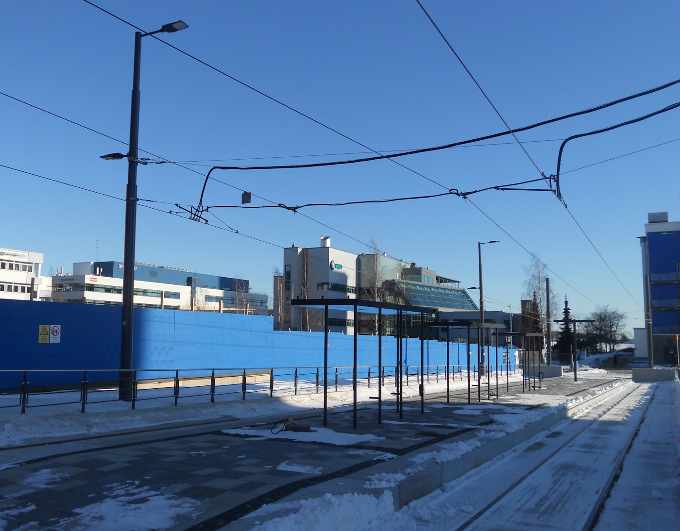 Helsinki — Track construction works