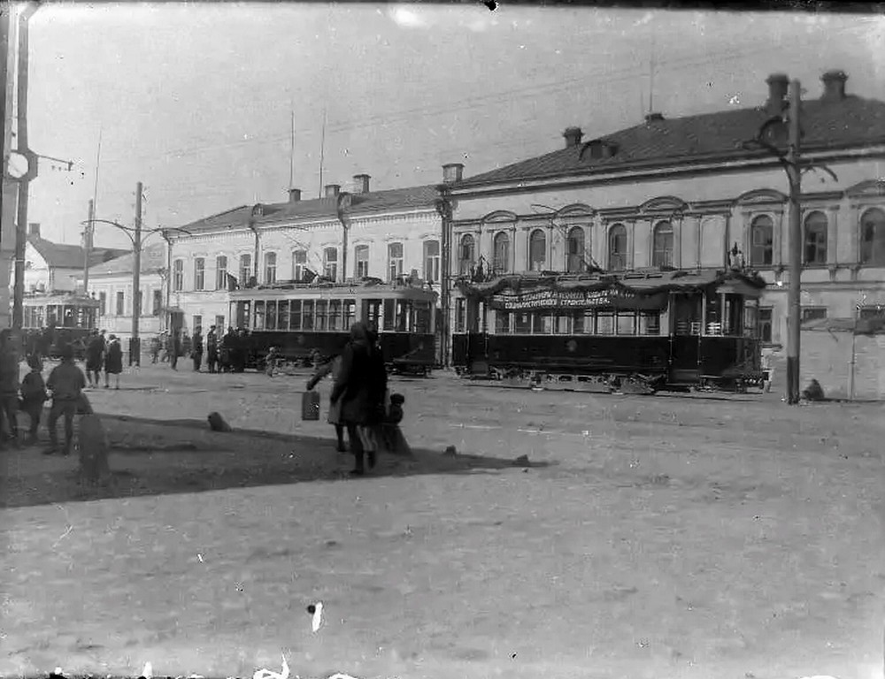 Тверь — Старые фотографии (1917—1991); Тверь — Трамвайные линии: Центральный район