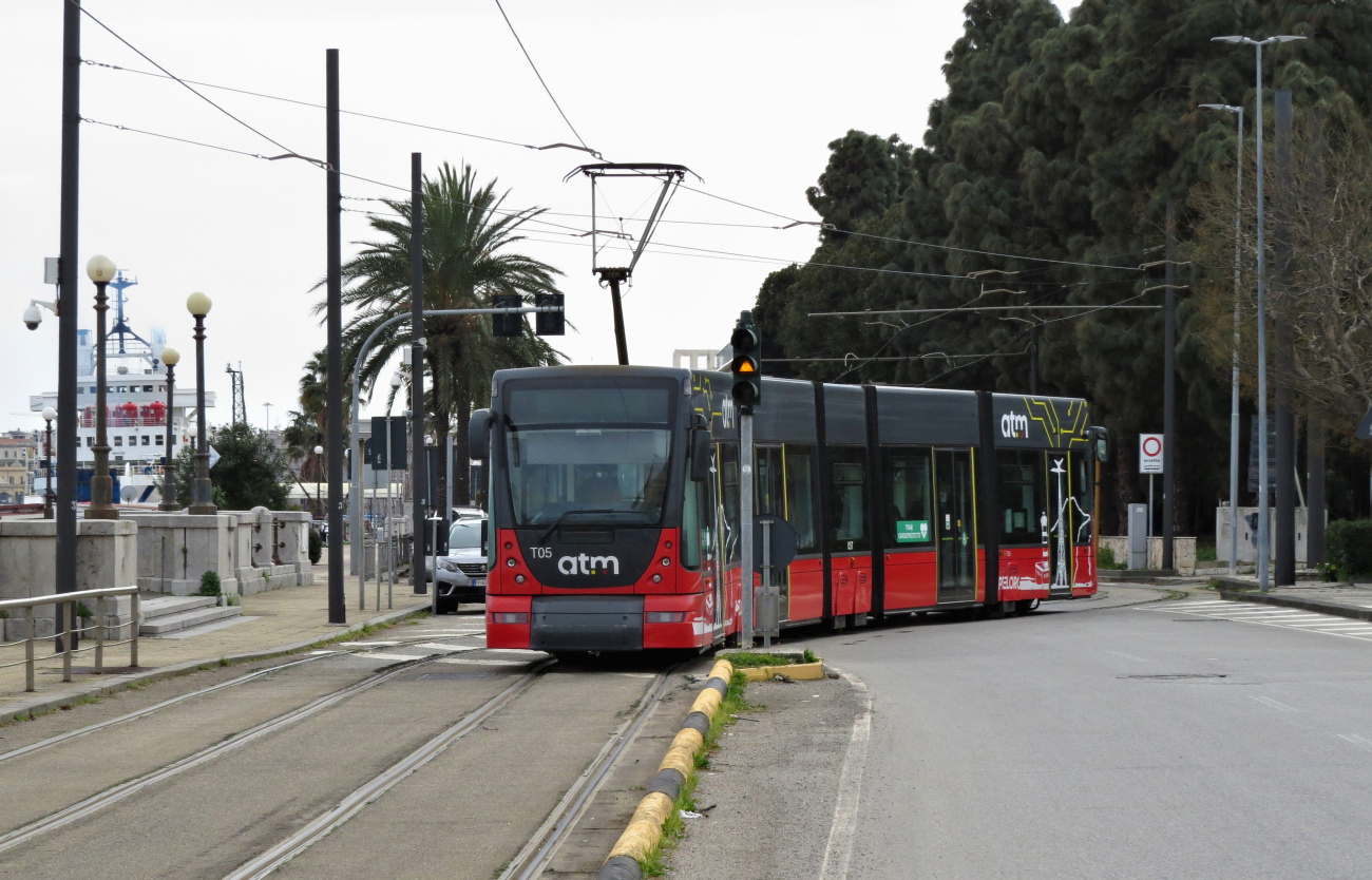 Мессина, Alstom (Fiat) Cityway № 05; Мессина — Трамвайные линии и инфраструктура