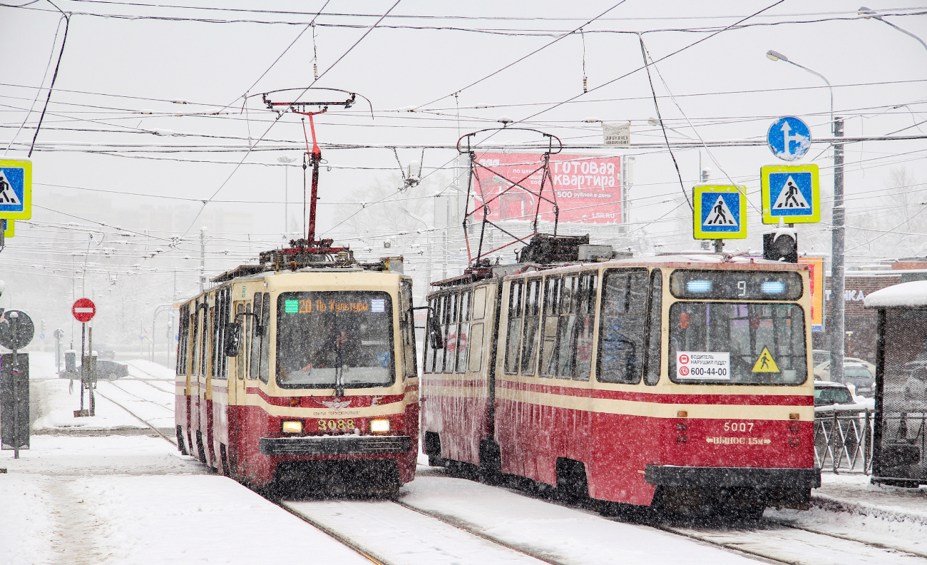 Санкт-Петербург, ЛВС-86К № 5007; Санкт-Петербург, ЛВС-86К № 3088