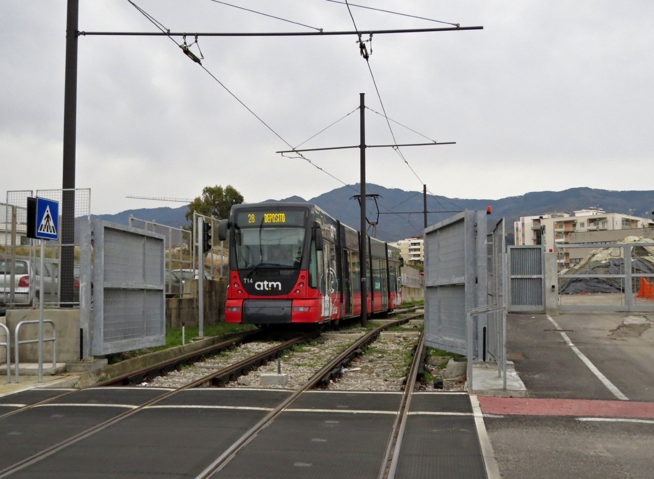 Мессина, Alstom (Fiat) Cityway № 14; Мессина — Трамвайные линии и инфраструктура