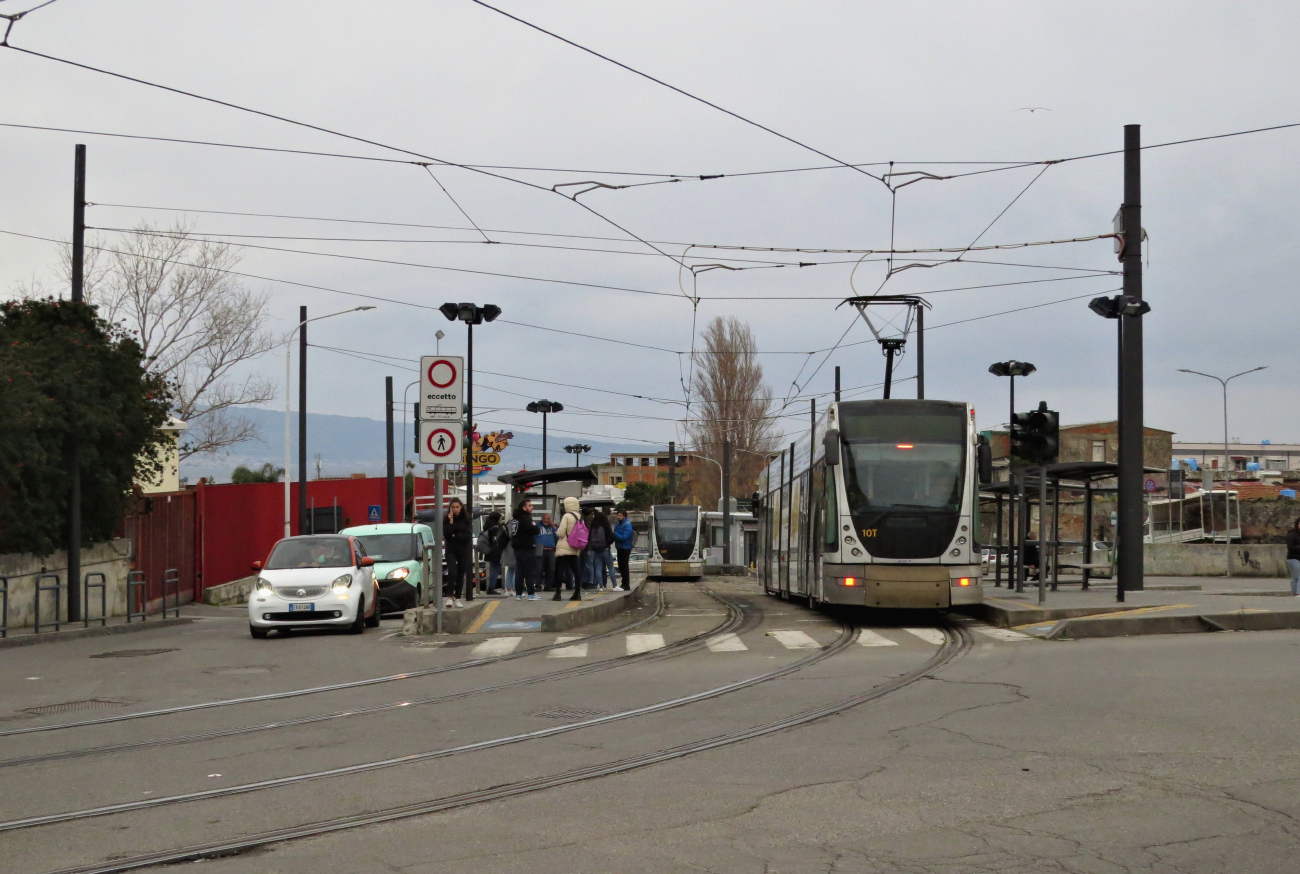 Мессина, Alstom (Fiat) Cityway № 10; Мессина — Трамвайные линии и инфраструктура