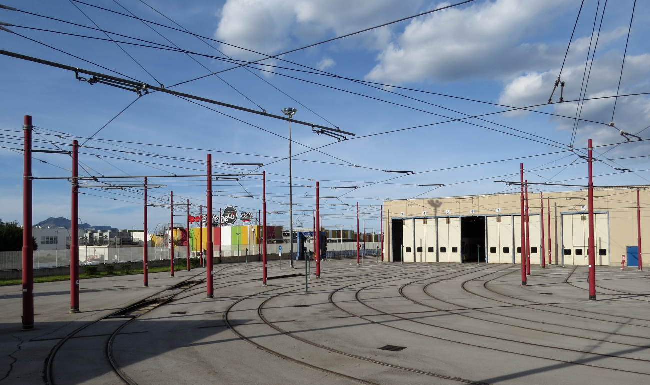 Палермо — Трамвайные линии и инфраструктура