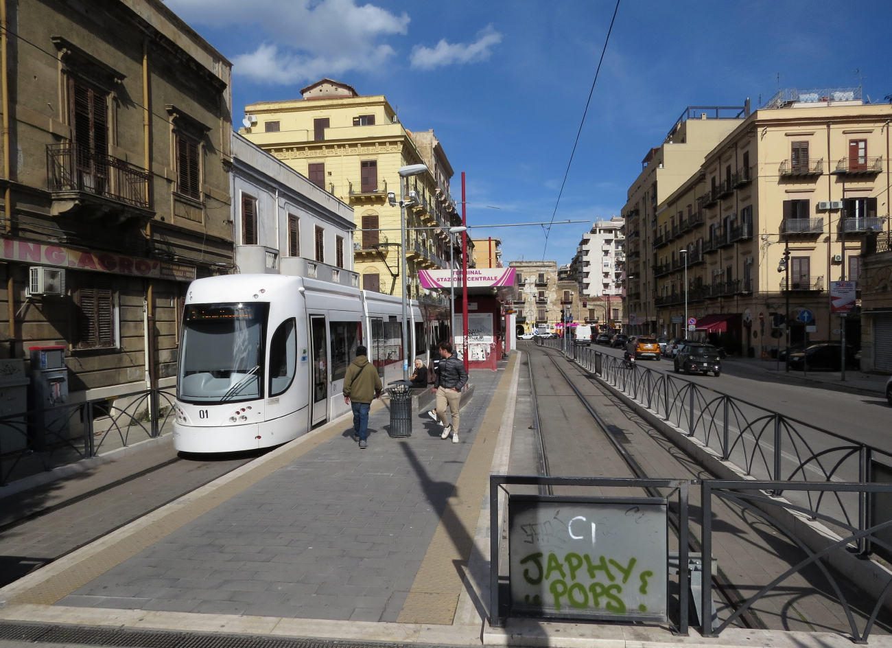 Палермо, Bombardier Flexity Outlook № 1; Палермо — Трамвайные линии и инфраструктура