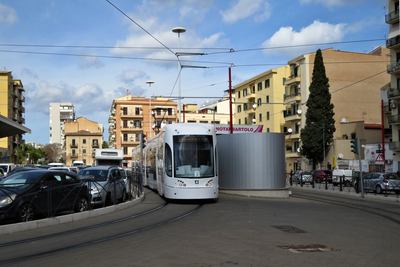 Палермо, Bombardier Flexity Outlook № 13; Палермо — Трамвайные линии и инфраструктура