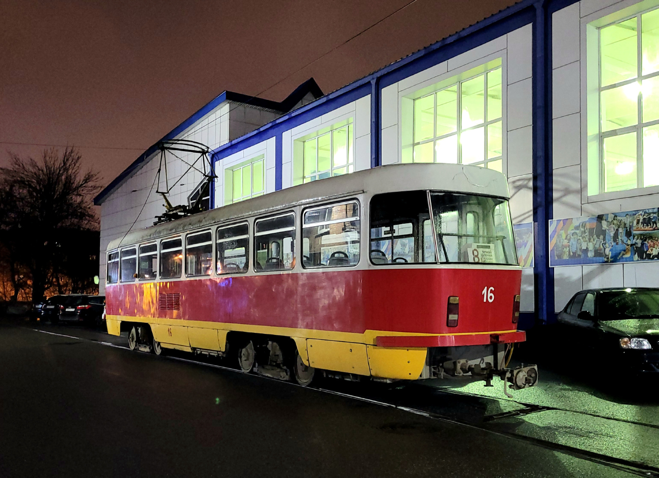 Владикавказ, Tatra T4DM № 16; Владикавказ — Служебная линия в Городское трамвайное депо