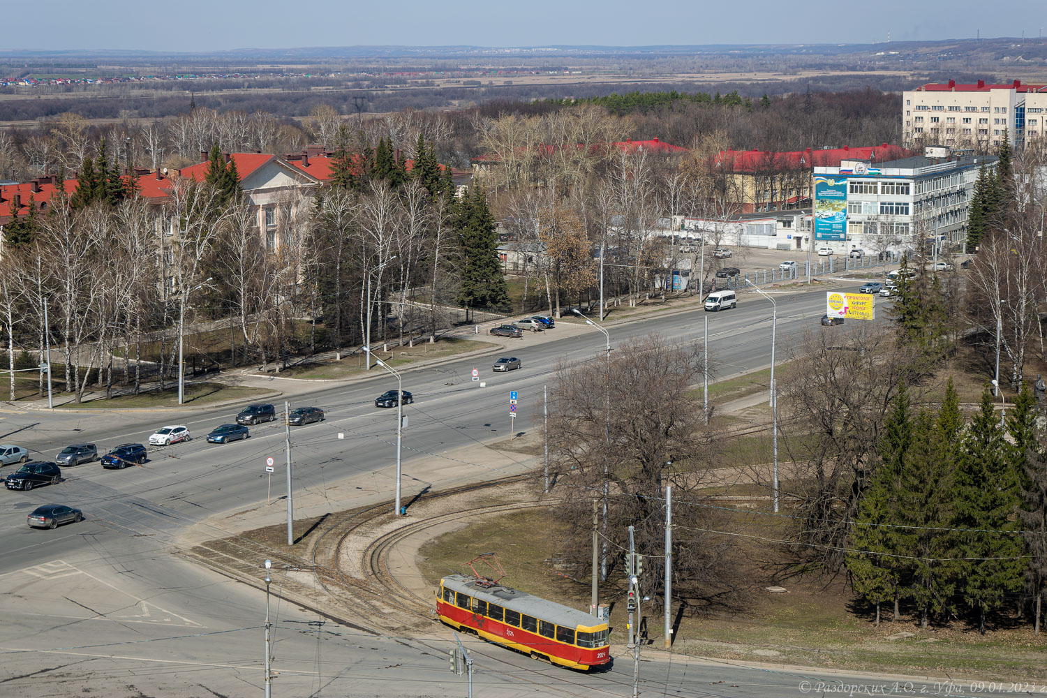 Ufa — Tramway network — North; Ufa — Trolleybus network — North