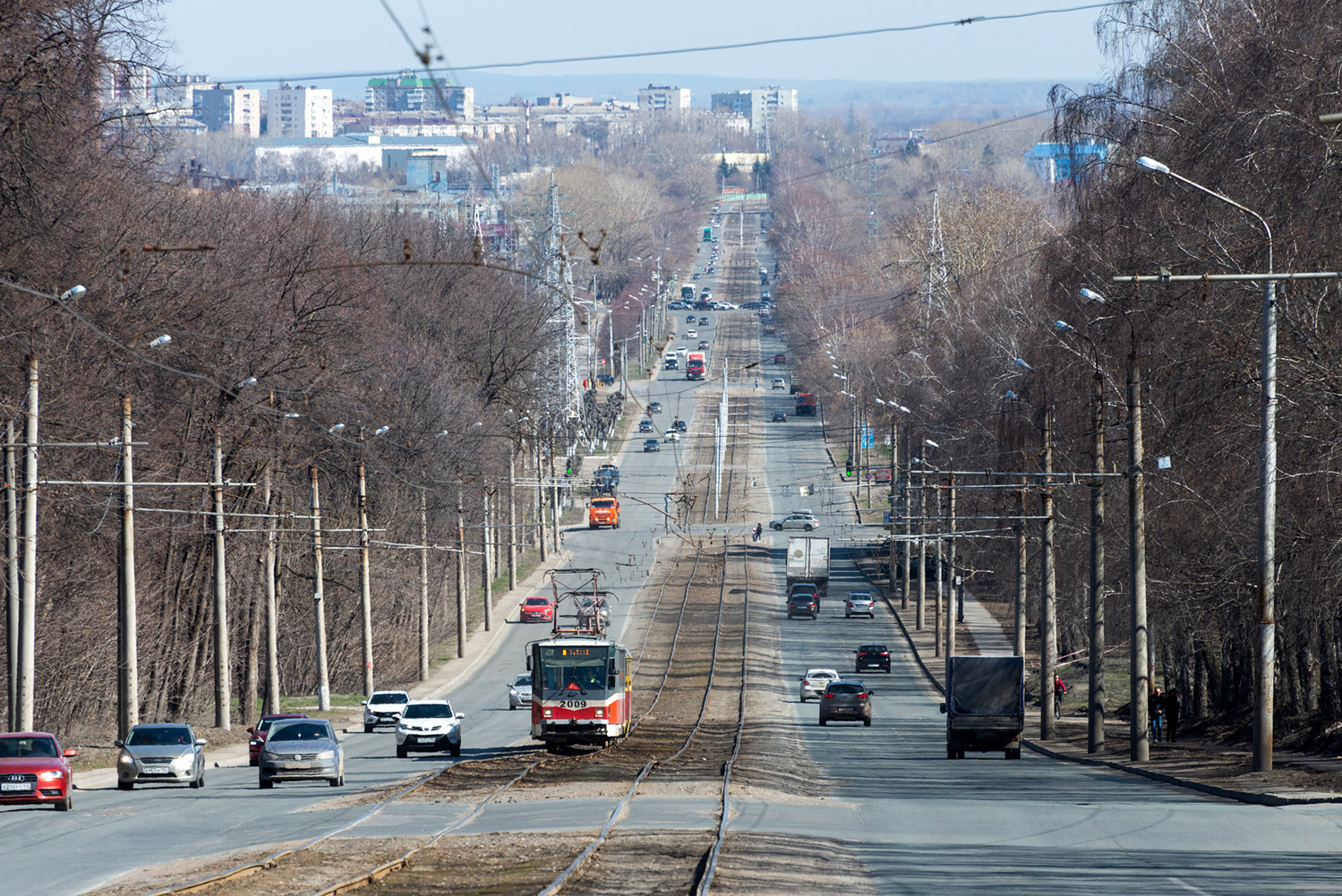 Ufa — Tramway network — North; Ufa — Trolleybus network — South