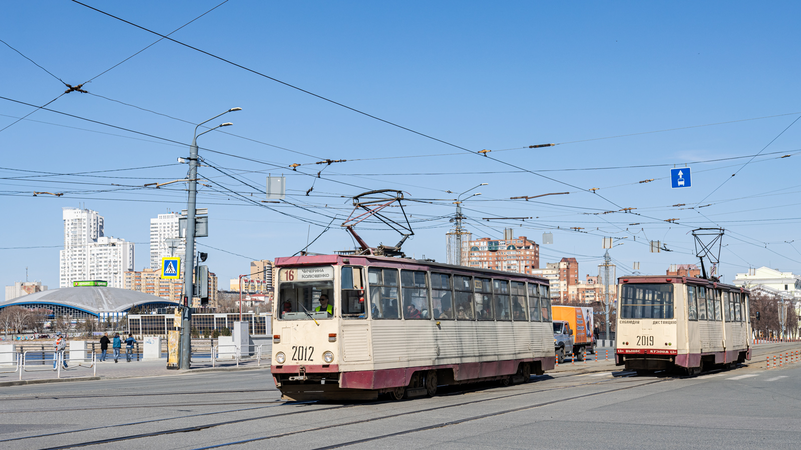 Tšeljabinsk, 71-605 (KTM-5M3) № 2012; Tšeljabinsk, 71-605 (KTM-5M3) № 2019