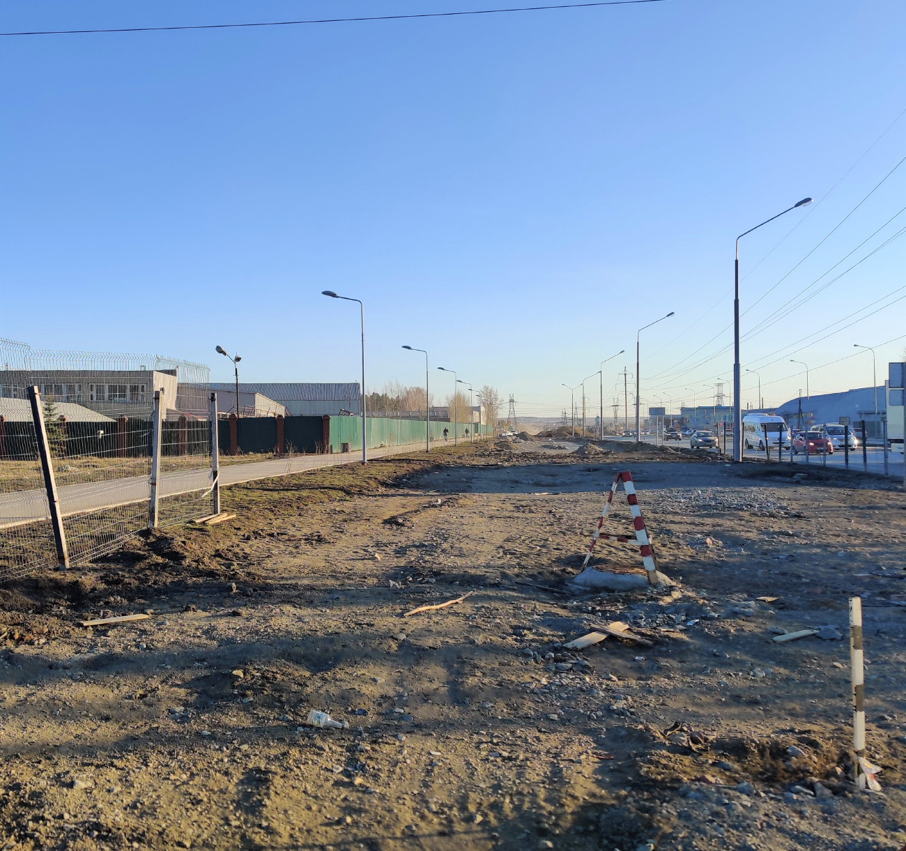 Екатеринбург — Строительство трамвайной линии в микрорайон Солнечный