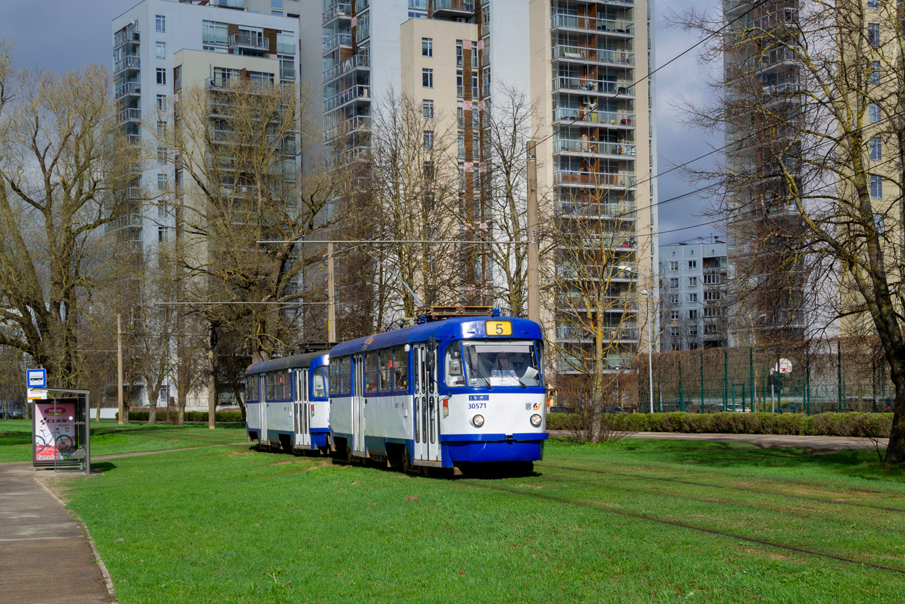 Рига, Tatra T3A № 30571