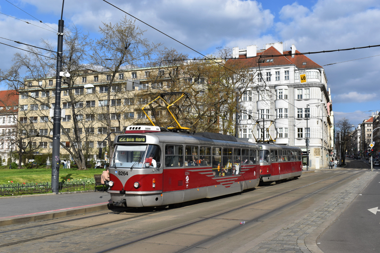 Прага, Tatra T3R.PLF № 8264