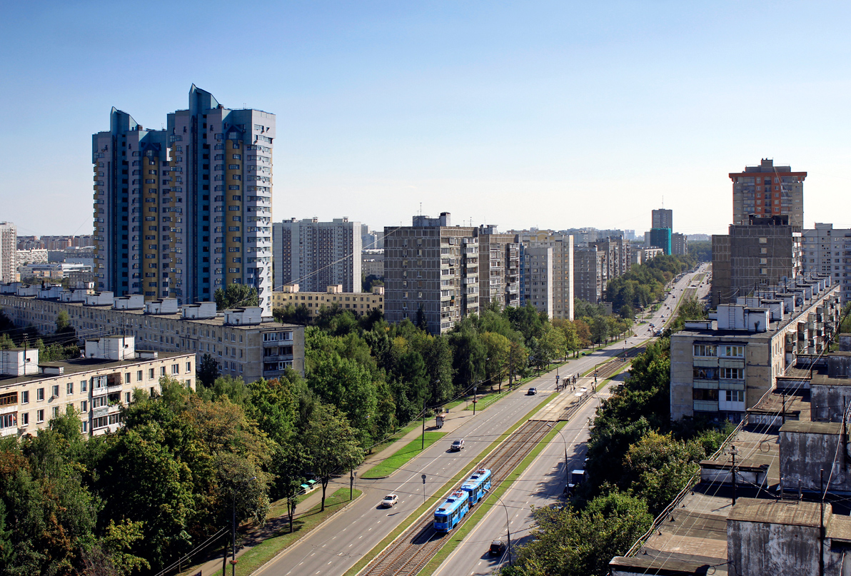 Москва — Виды с высоты; Москва — Трамвайные линии: ЮАО