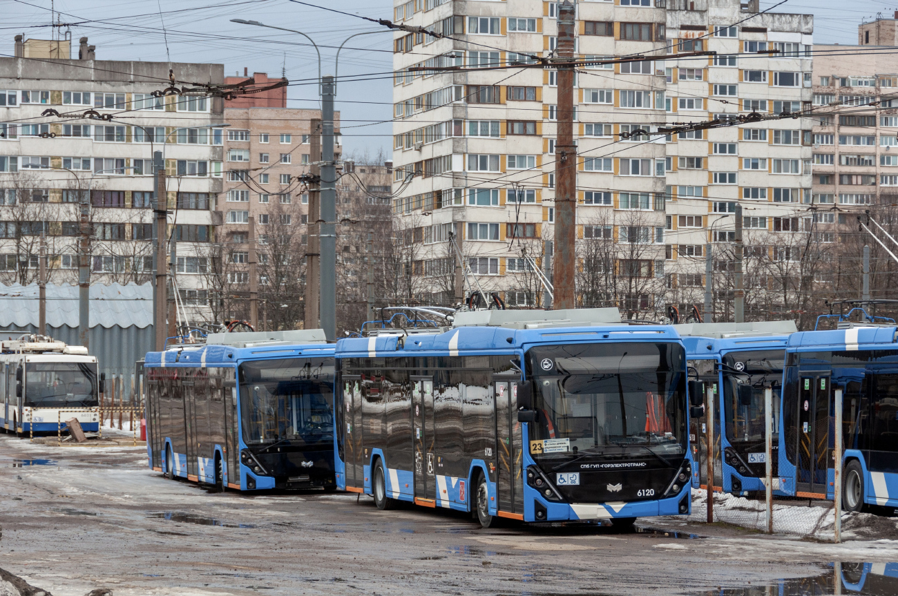 Санкт-Петербург, БКМ 32100D «Ольгерд» № 6120; Санкт-Петербург — Троллейбусные парки