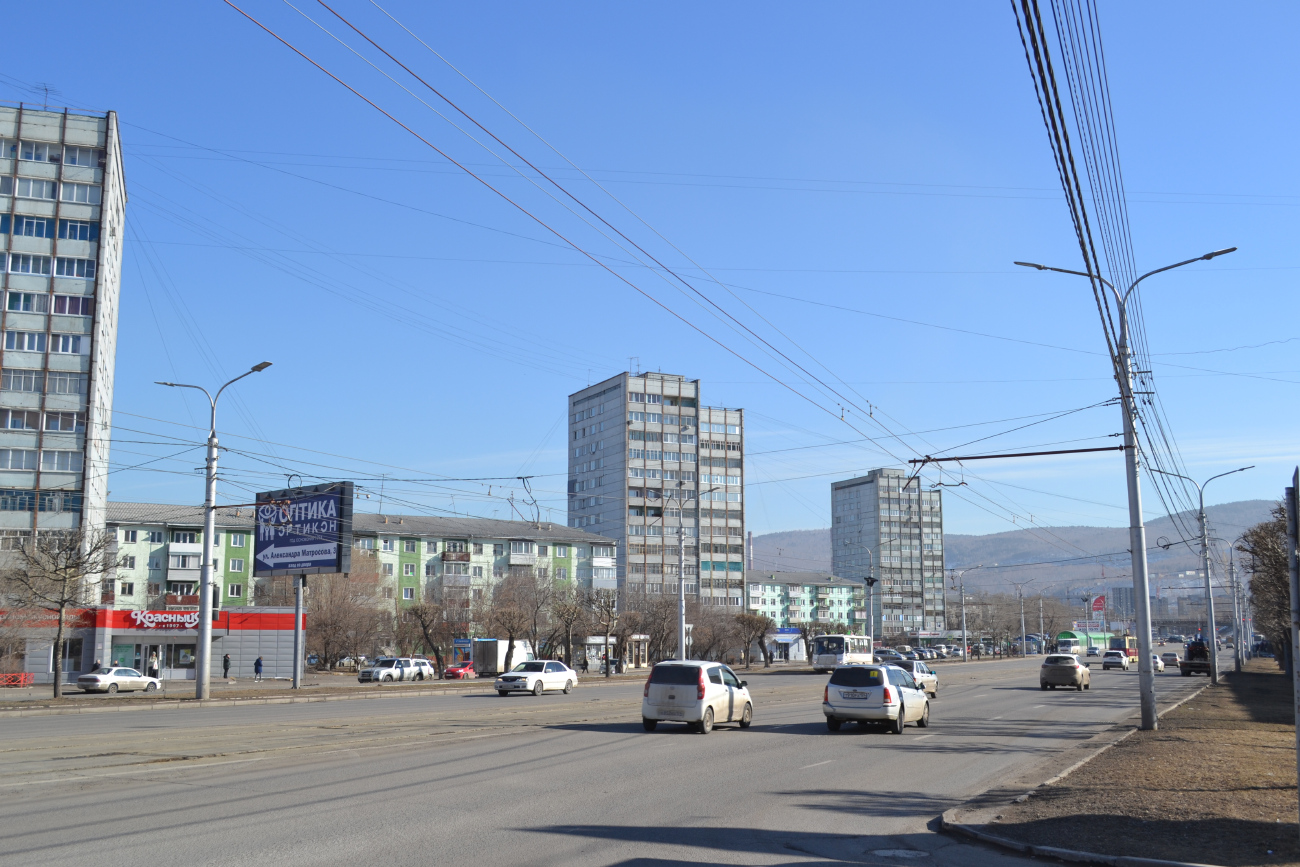 Красноярск — Строительство троллейбусных линий и инфраструктуры; Красноярск — Трамвайные линии и инфраструктура