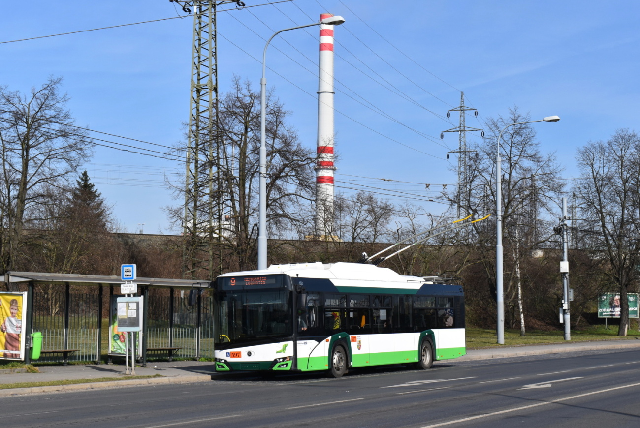 Пльзень, Škoda 26Tr Solaris IV № 597; Пльзень — Рекламная линия № 9 в Лохотине