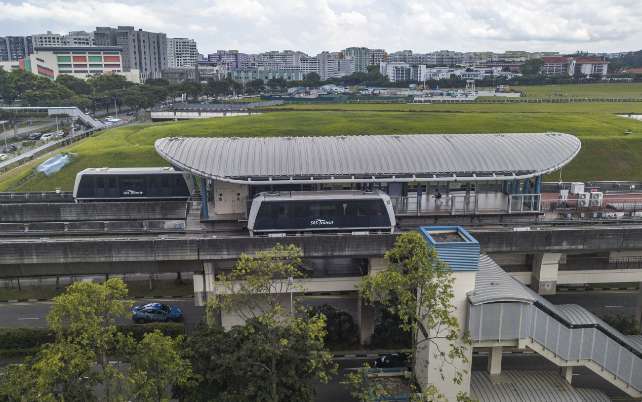 Сингапур, Mitsubishi Crystal Mover № 38; Сингапур — Sengkang LRT — Разные фотографии