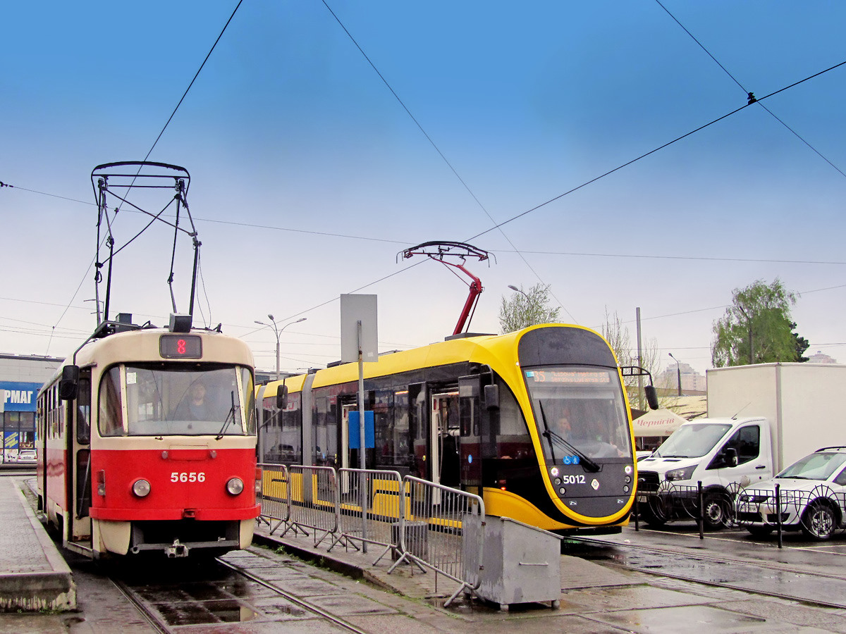 Киев, Tatra T3SUCS № 5656; Киев — Конечные станции и кольца