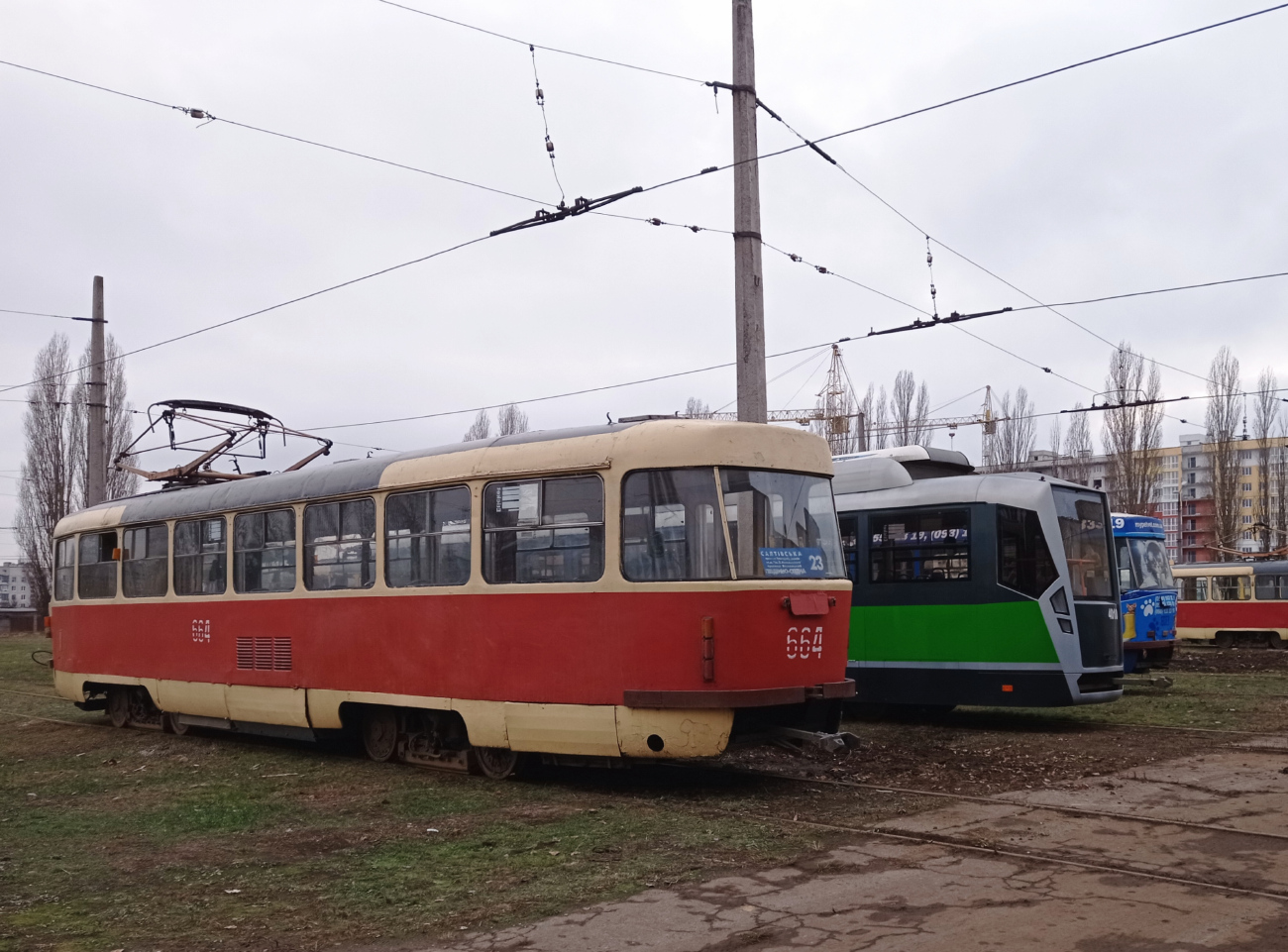 Харьков, Tatra T3SU № 664