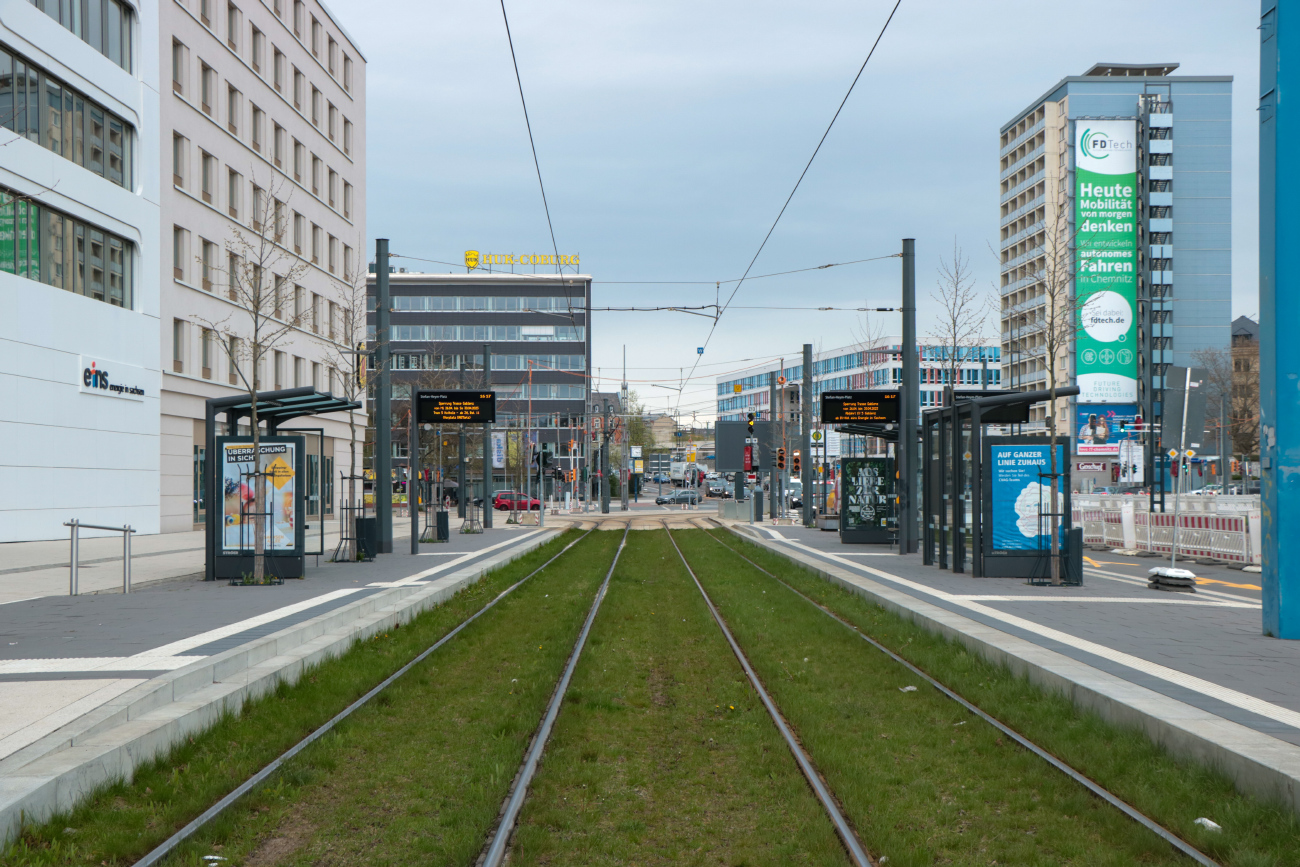 Хемниц — Трамвайные линии и инфраструктура