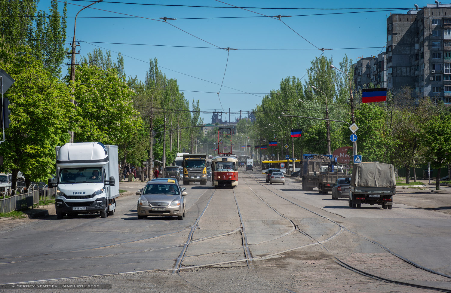 Mariupol — Tramway Lines and Infrastructure