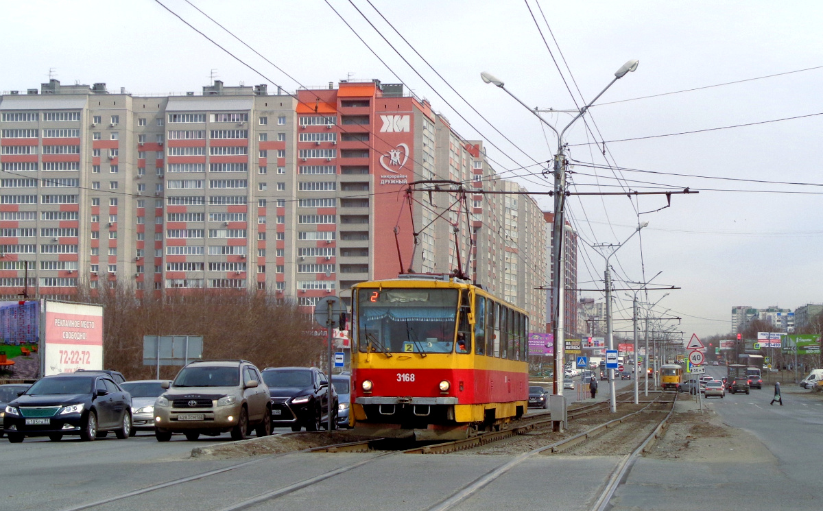 Барнаул, Tatra T6B5SU № 3168
