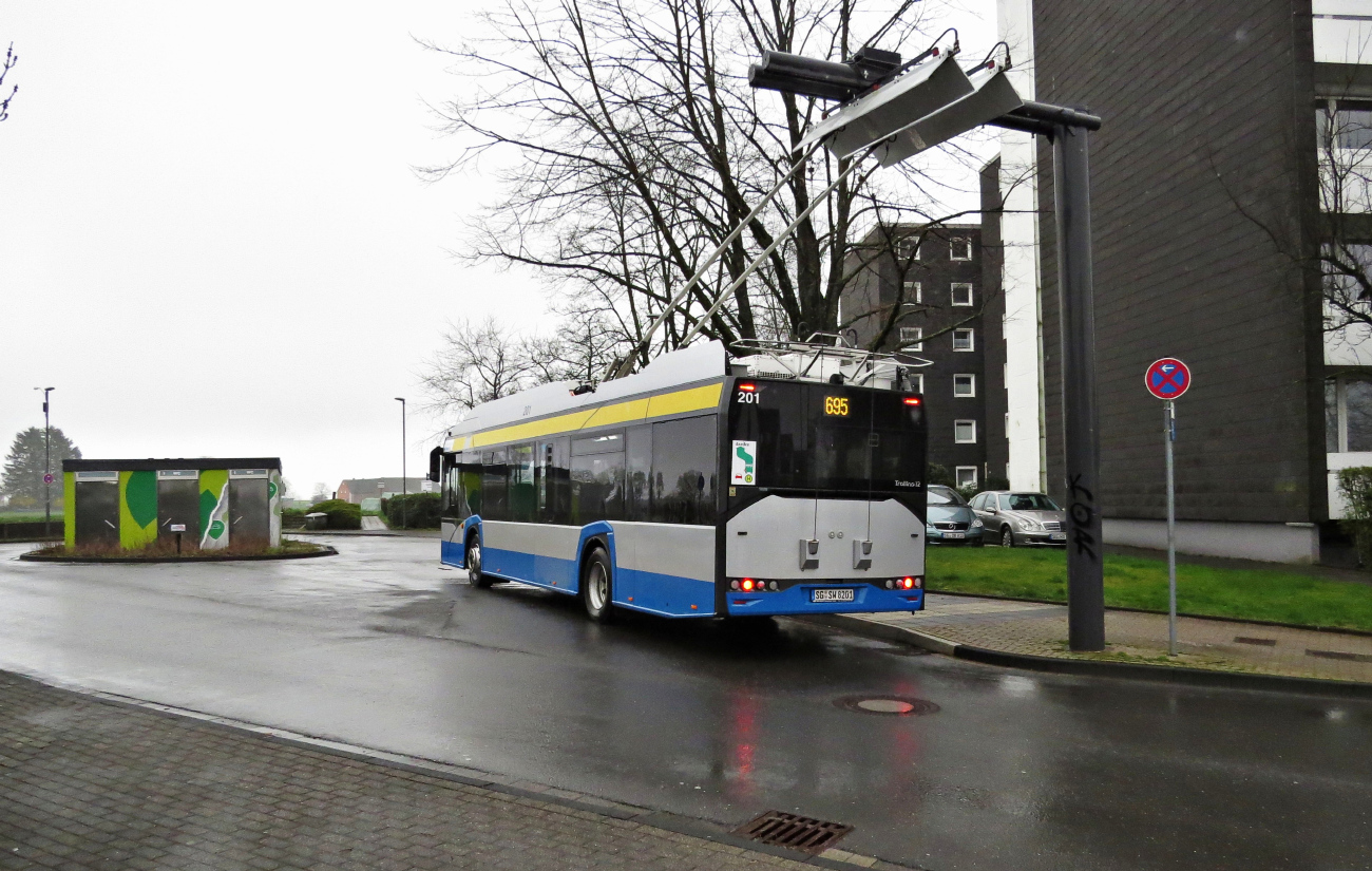 Золинген — Троллейбусные линии и инфраструктура