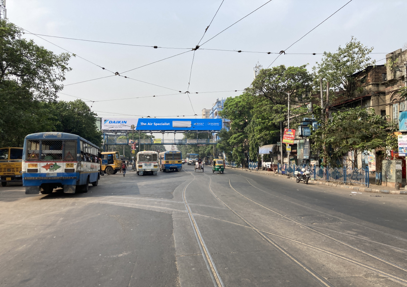 Калькутта — Трамвайные линии и инфраструктура