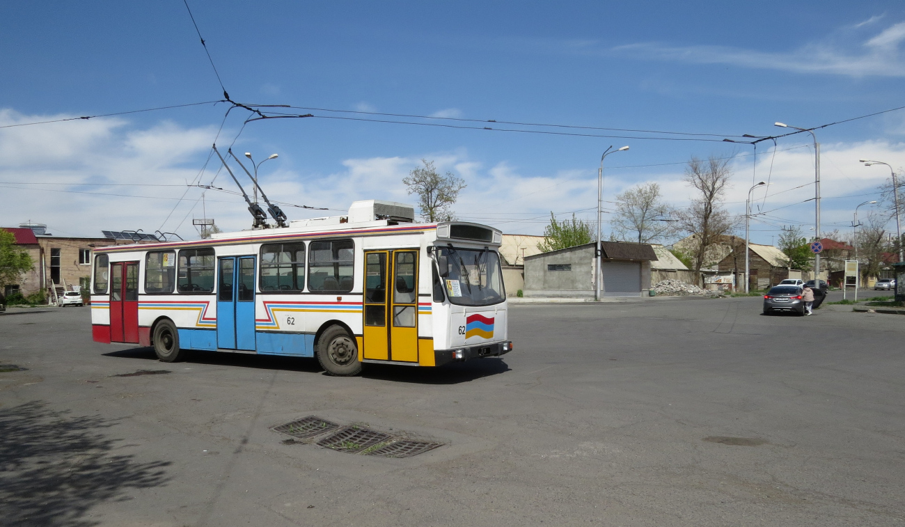 Yerevan, Škoda 14Tr № 62; Yerevan — Trolleybus Lines and Infrastructure
