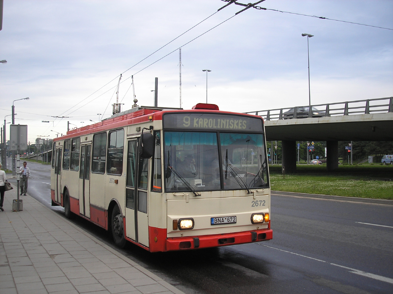 Вильнюс, Škoda 14Tr17/6M № 2672