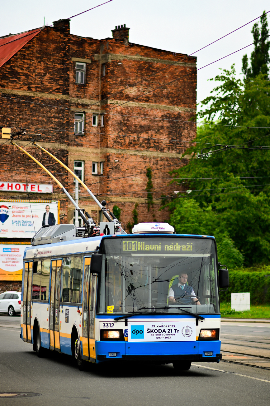Острава, Škoda 21Tr № 3312; Острава — Прощание с троллейбусами Шкода 21Тр