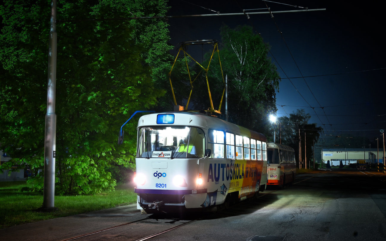 Острава, Tatra T3 № 8201; Острава — Остравская музейная ночь 2023