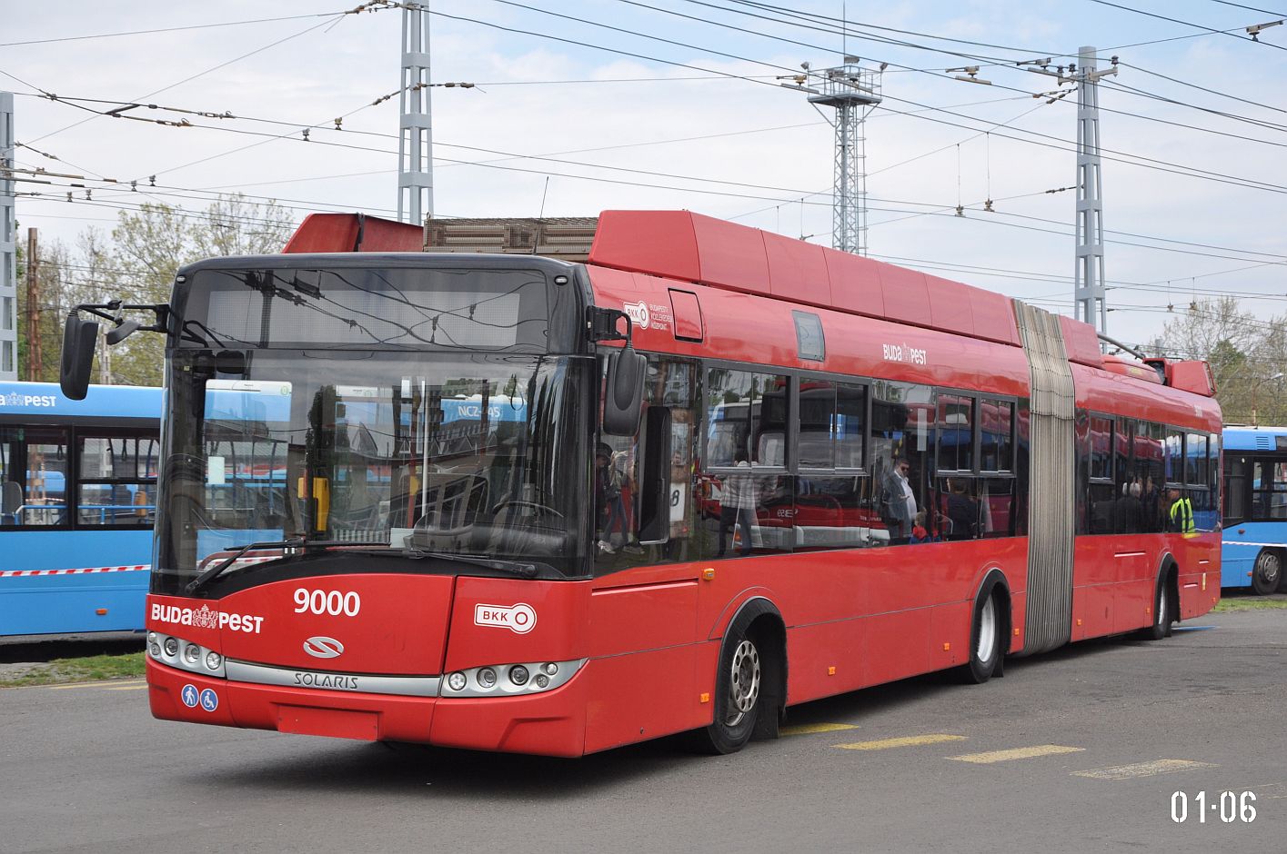Будапешт, Solaris Trollino III 18 Škoda № 9000; Будапешт — Троллейбусный парк