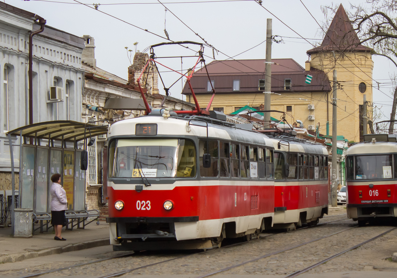 Краснодар, Tatra T3SU КВР ТРЗ № 023; Краснодар, Tatra T3SU КВР ТРЗ № 013