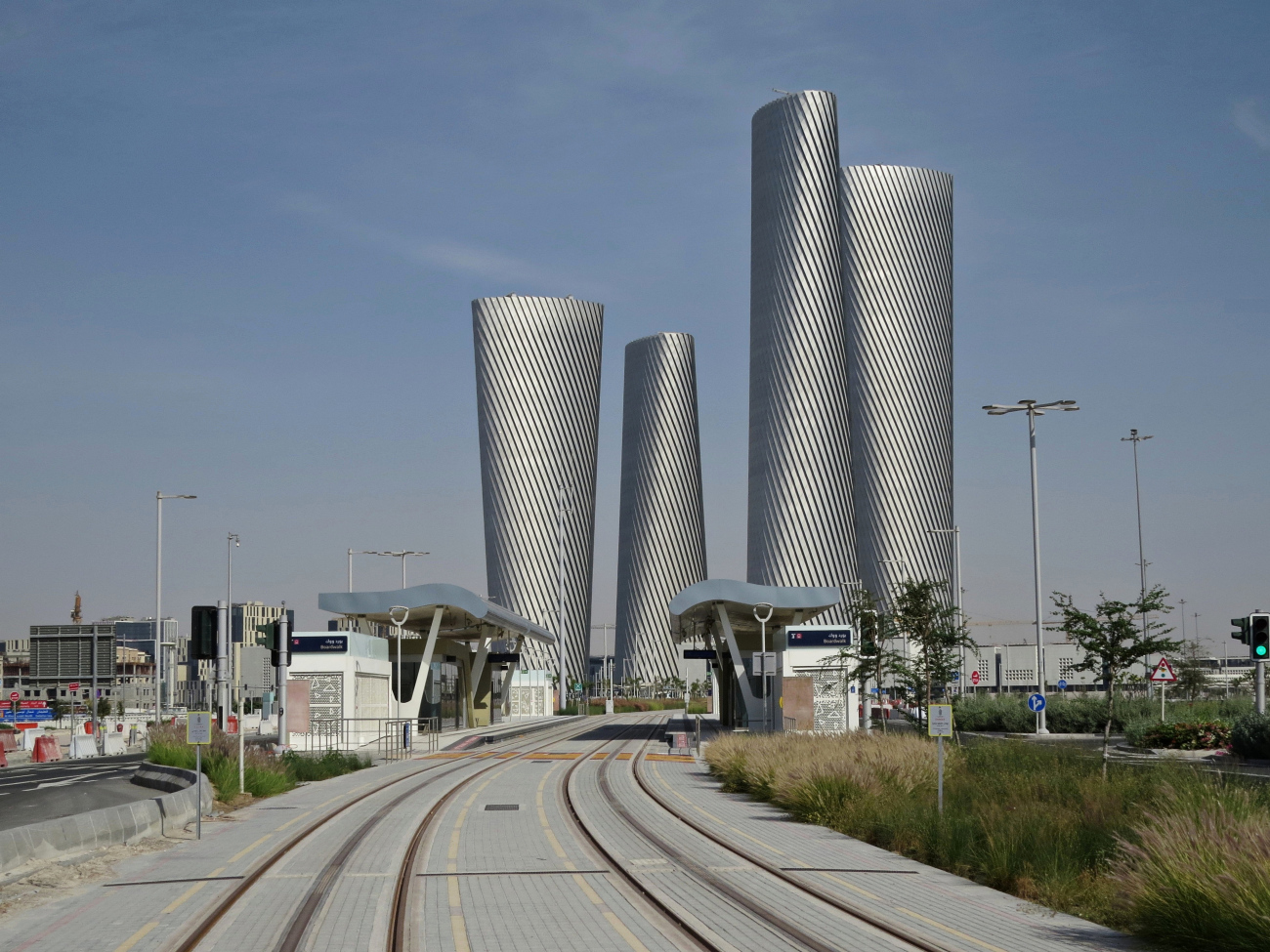 Лусаил — Трамвайные линии и инфраструктура