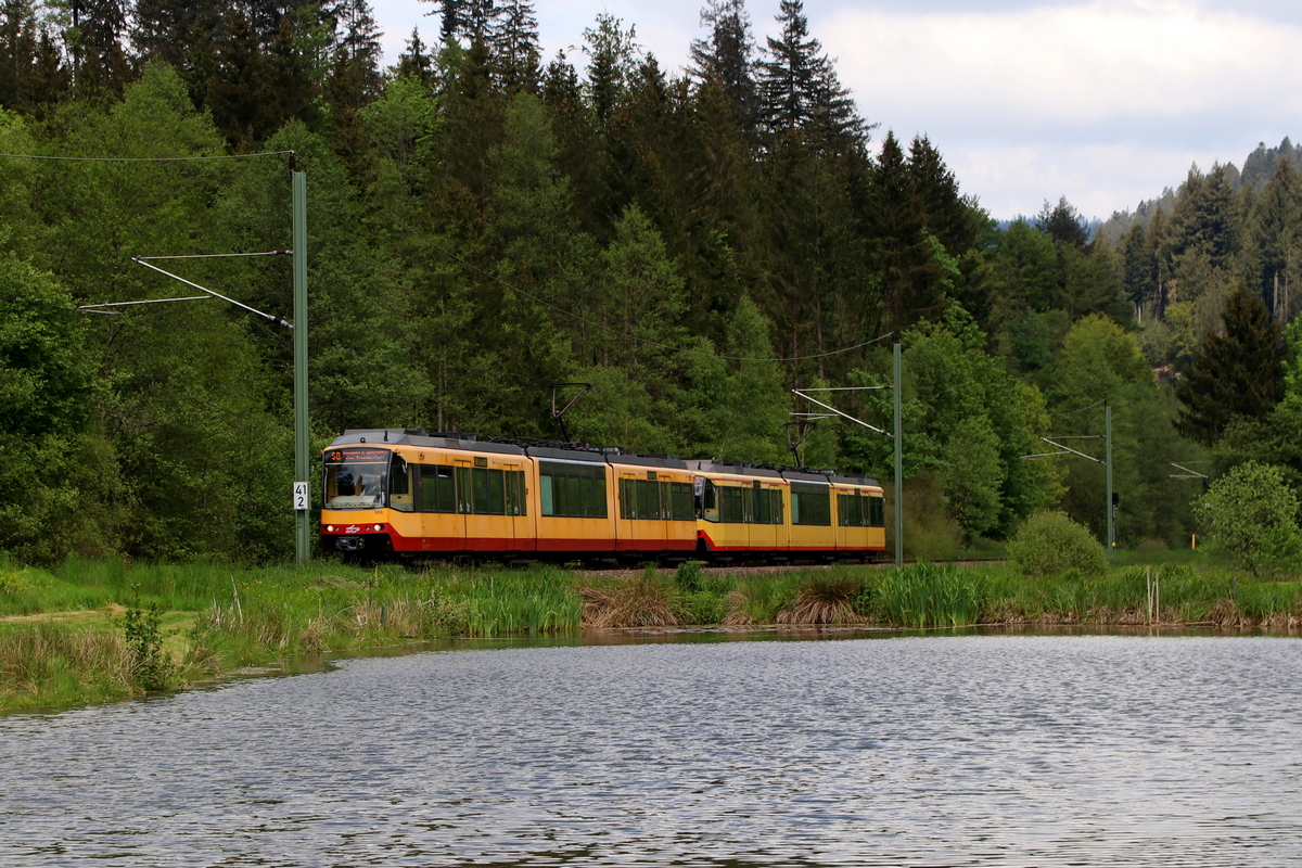 Карлсруэ, Siemens GT8-100D/M-2S № 908; Карлсруэ — Murgtalbahn (Rastatt — Freudenstadt)