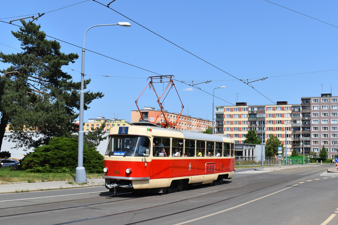 皮爾森, Tatra T3 # 192; 皮爾森 — Oslavy výročí 50 let tramvají do Skvrňan / Celebrations of the anniversary of 50 years of trams to Skvrňany
