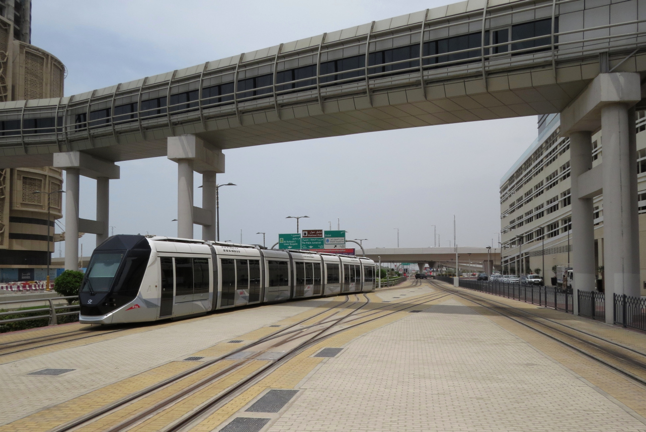 Дубай, Alstom Citadis 402 № 001; Дубай — Трамвайные линии и инфраструктура