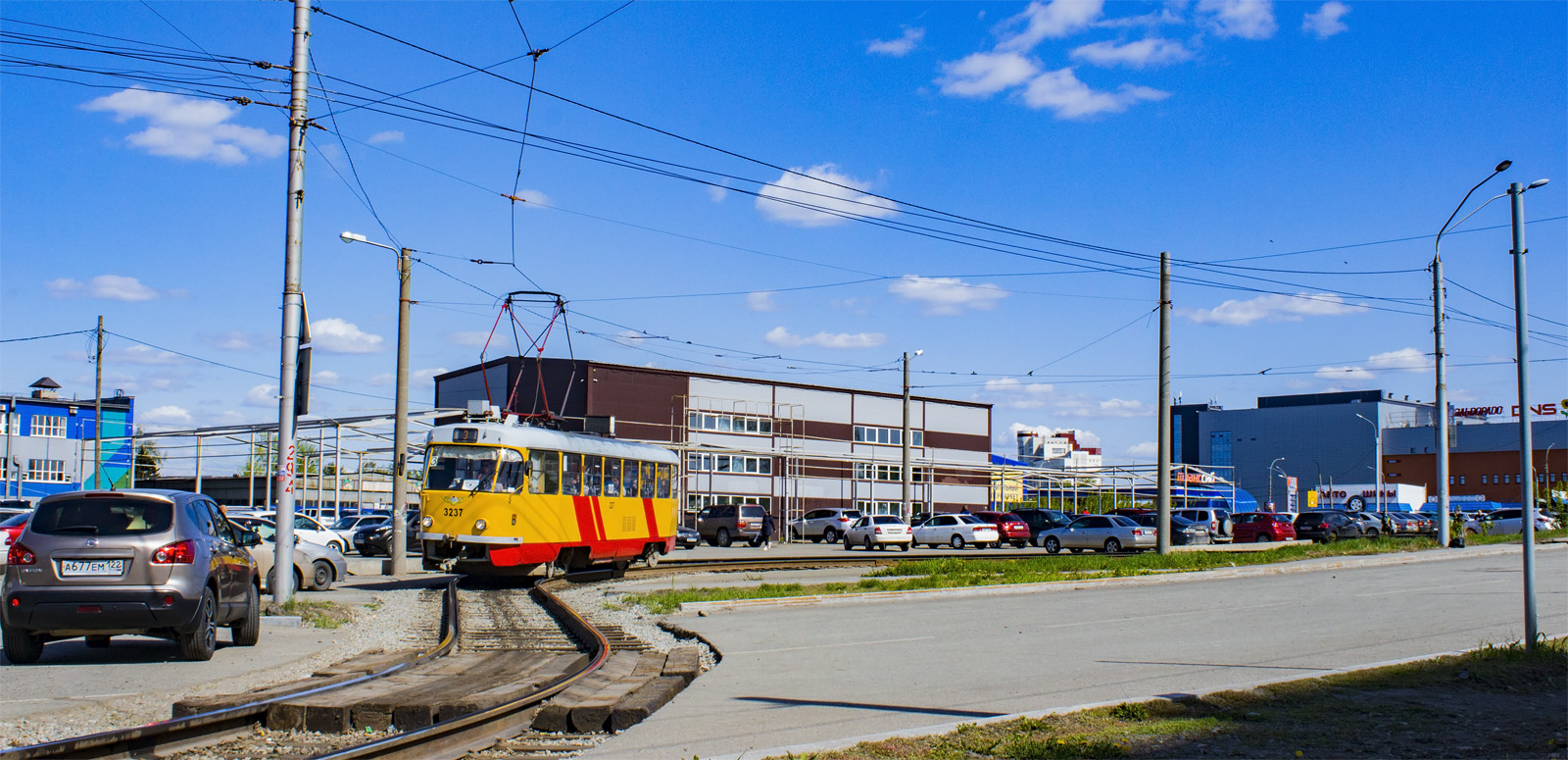 Барнаул, Tatra T3SU КВР Барнаул № 3237; Барнаул — Конечные станции и разворотные кольца