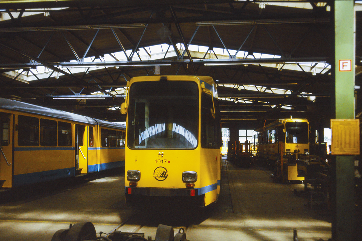 Essen - Mülheim an der Ruhr, Duewag M8S № 1017; Essen - Mülheim an der Ruhr — Old Photos