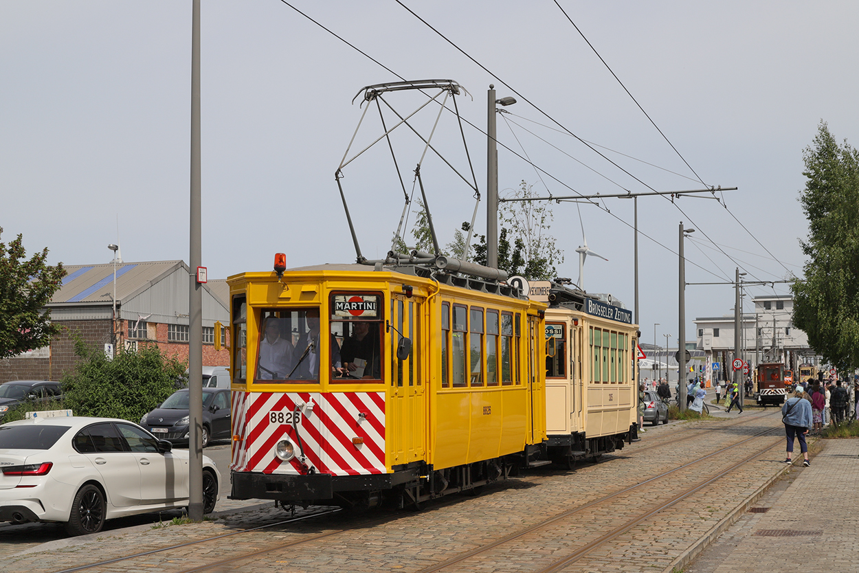 Антверпен, CGTA 2-axle motor car № 8826; Антверпен — 150 years of tram in Antwerpen (28/05/2023)