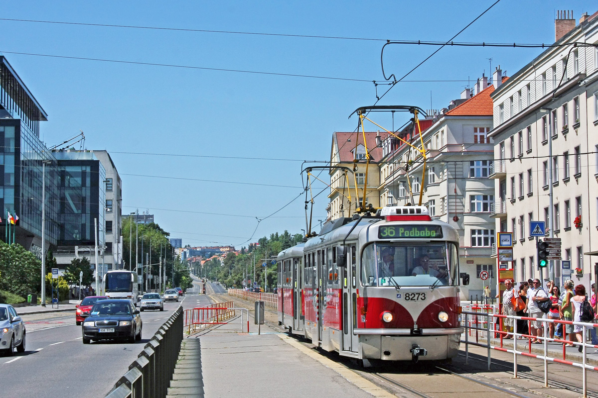 Прага, Tatra T3R.PLF № 8273