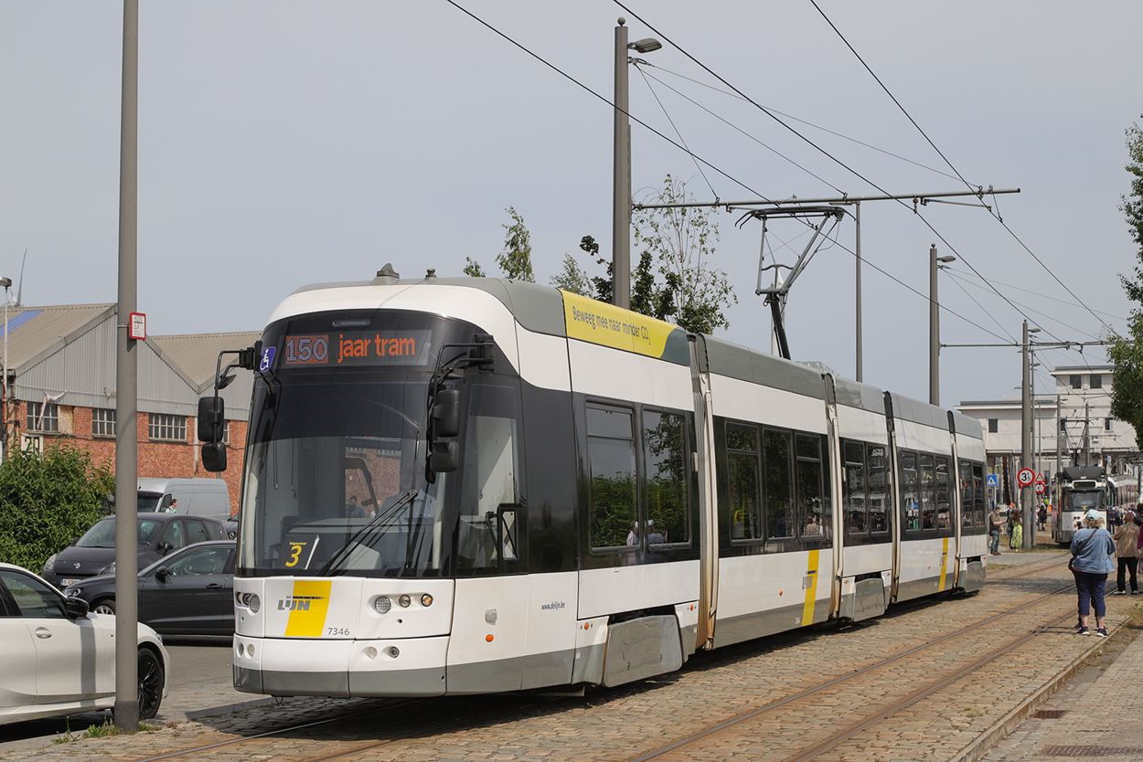 Антверпен, Bombardier Flexity 2 № 7346; Антверпен — 150 years of tram in Antwerpen (28/05/2023)