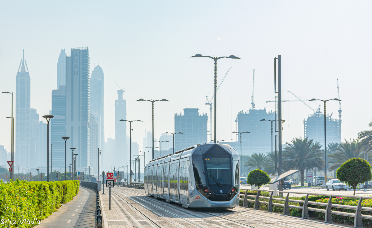 Дубай, Alstom Citadis 402 № 010; Дубай — Трамвайные линии и инфраструктура