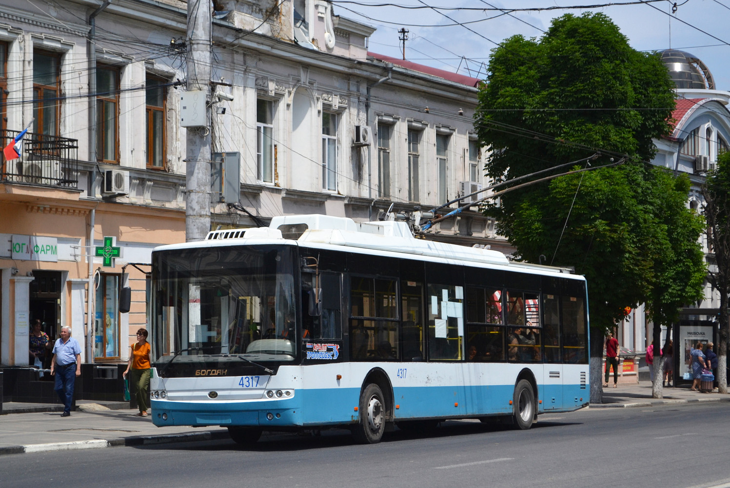 Крымский троллейбус, Богдан Т70110 № 4317