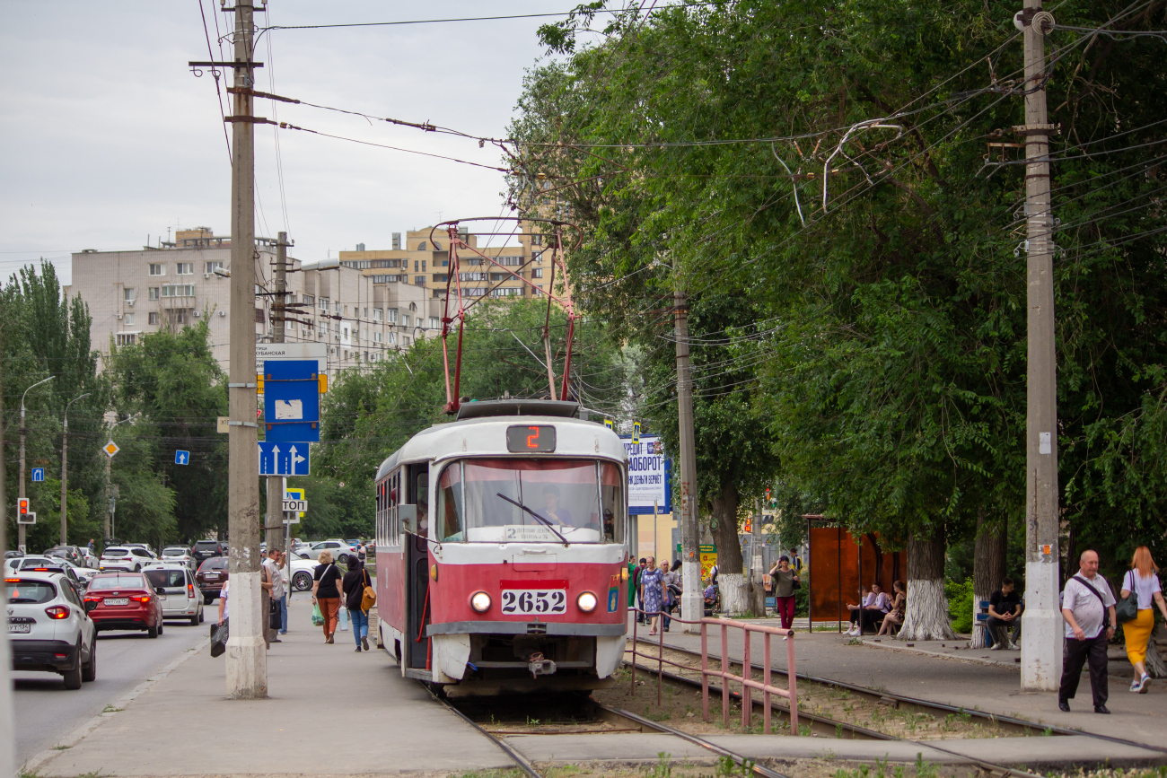 Волгоград, Tatra T3SU (двухдверная) № 2652
