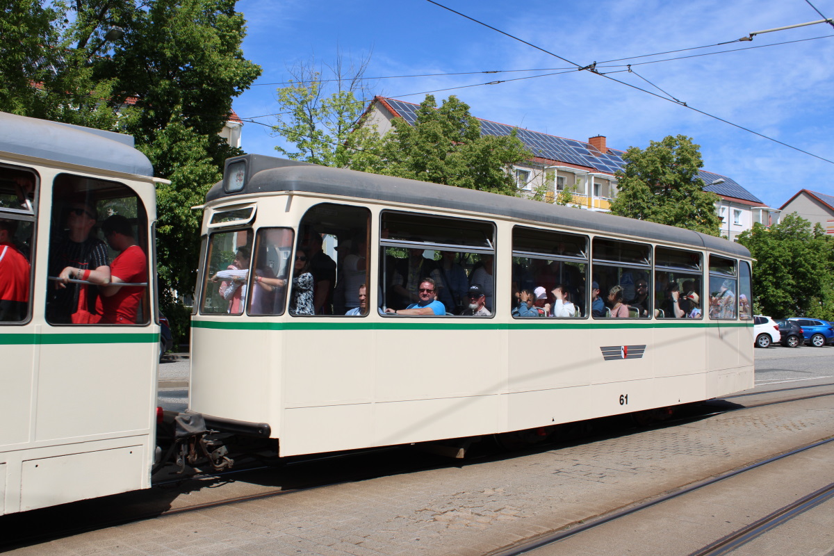 Halberstadt, Gotha B2-62 № 61; Halberstadt — Anniversary: 120 years of electric tram operation in Halberstadt (03.06.2023)