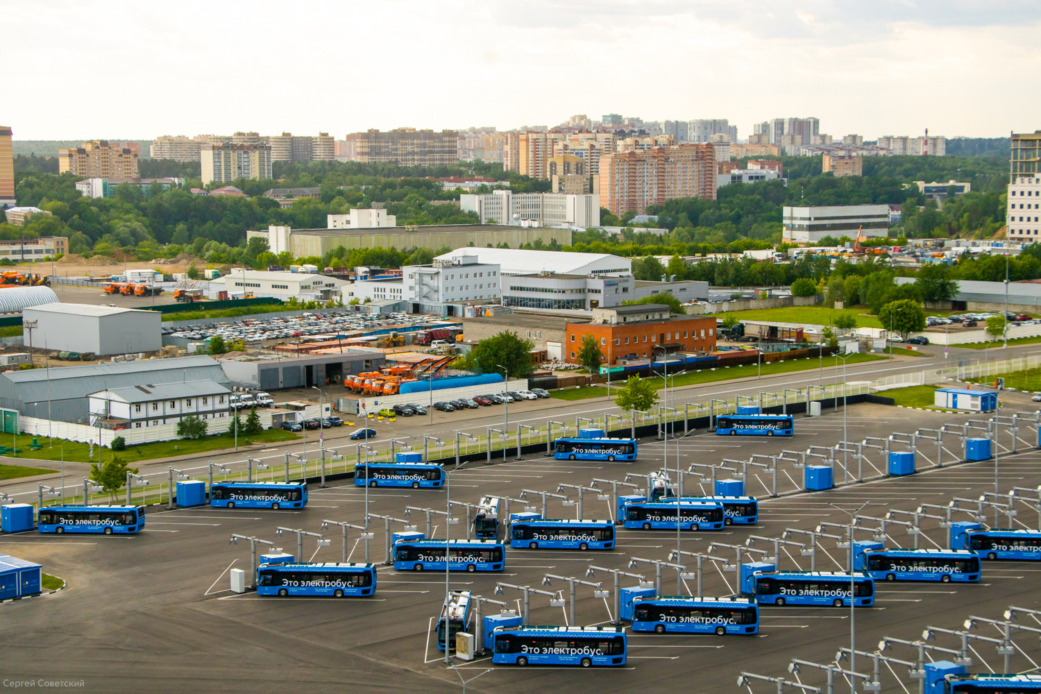 Москва — Строительство электробусного (троллейбусного) парка в районе Митино