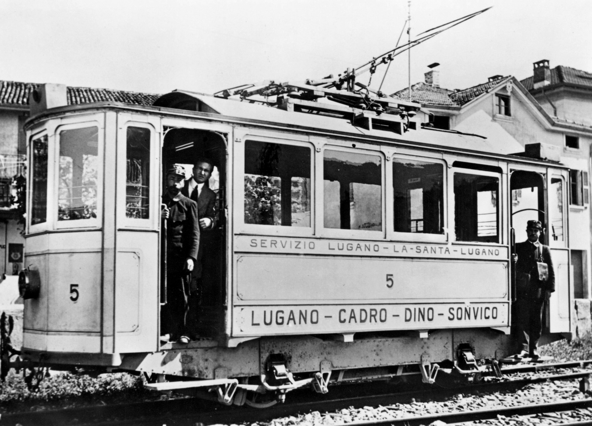 Лугано, SWS/BBC Ce 1/2 № 5; Лугано — Старые фотографии